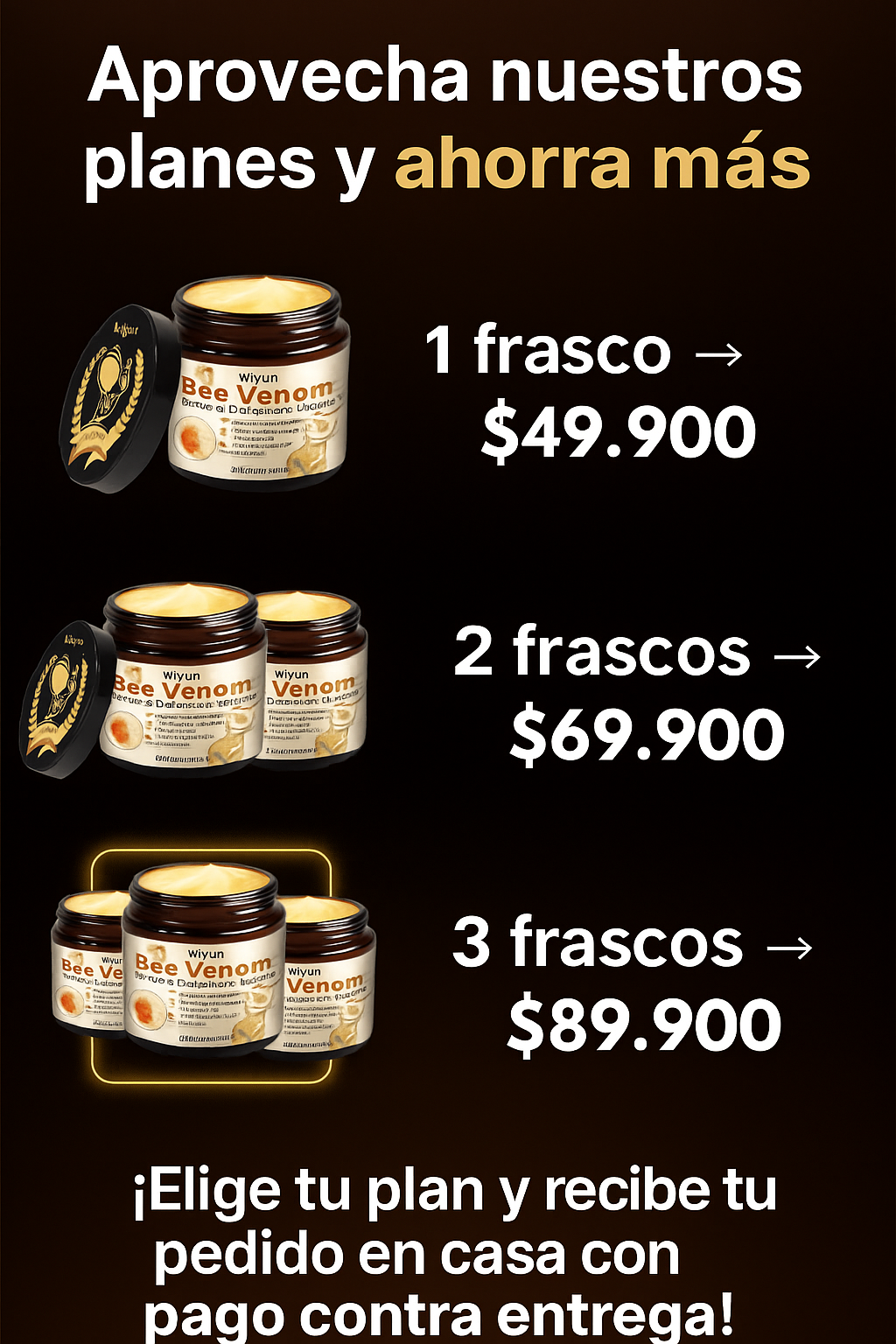 BEE VENOM CREAM 🇺🇲🐝💪 (veneno de abeja) 100% ORIGINAL