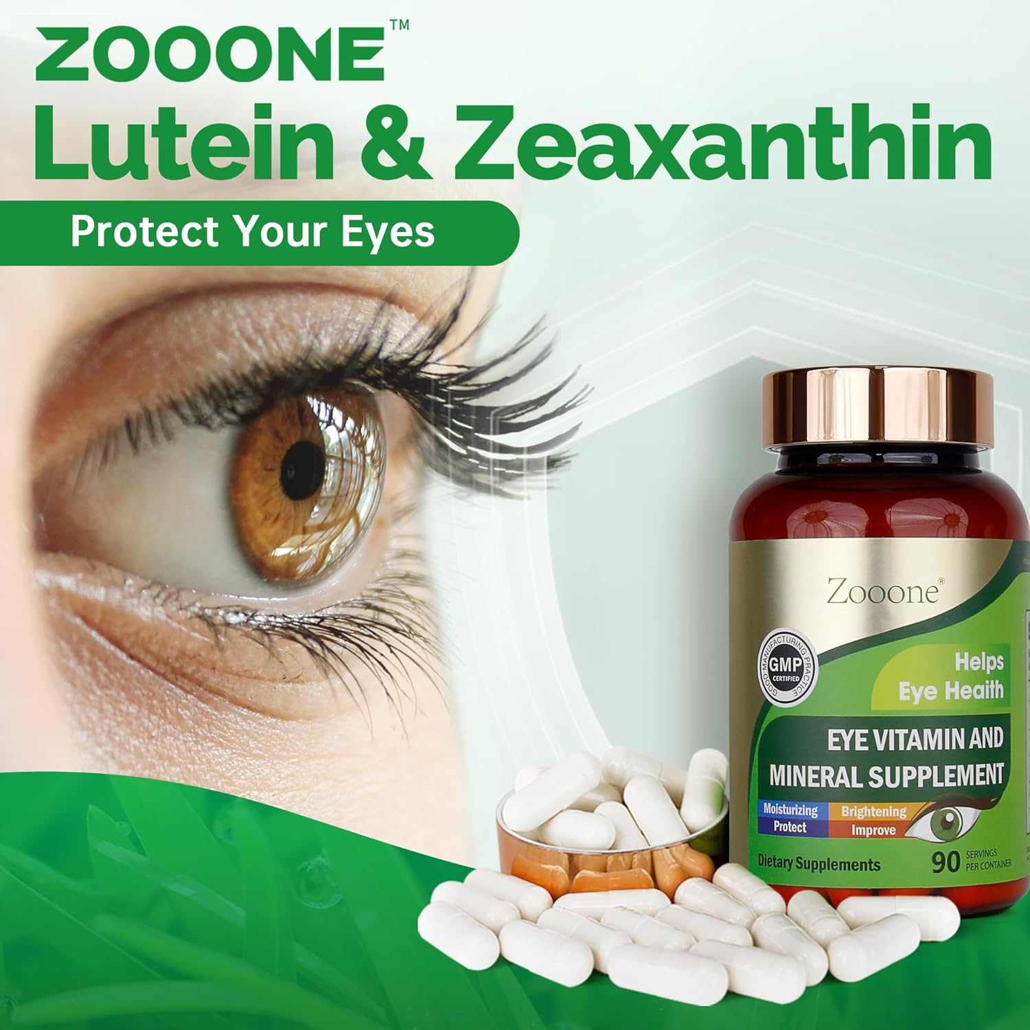 ZOOONE LUTEÍNA Y ZEAXANTINA VITAMINA OCULAR 👁️👁️100% original importado 🇺🇸 + OBSEQUIO SORPRESA🎁
