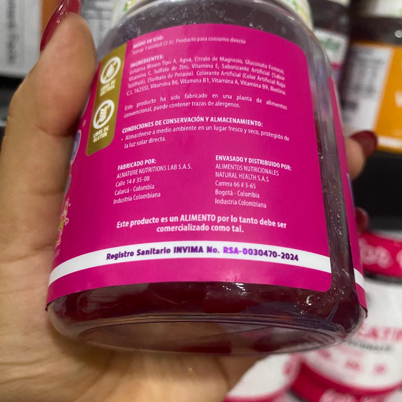 🍓✨ ¡La Vitamina Que Tus Hijos Disfrutan y Tú Agradeces! REGISTRO INVIMA ✅ + 🎁 Obsequio para Adultos + Envío Gratis 🚚