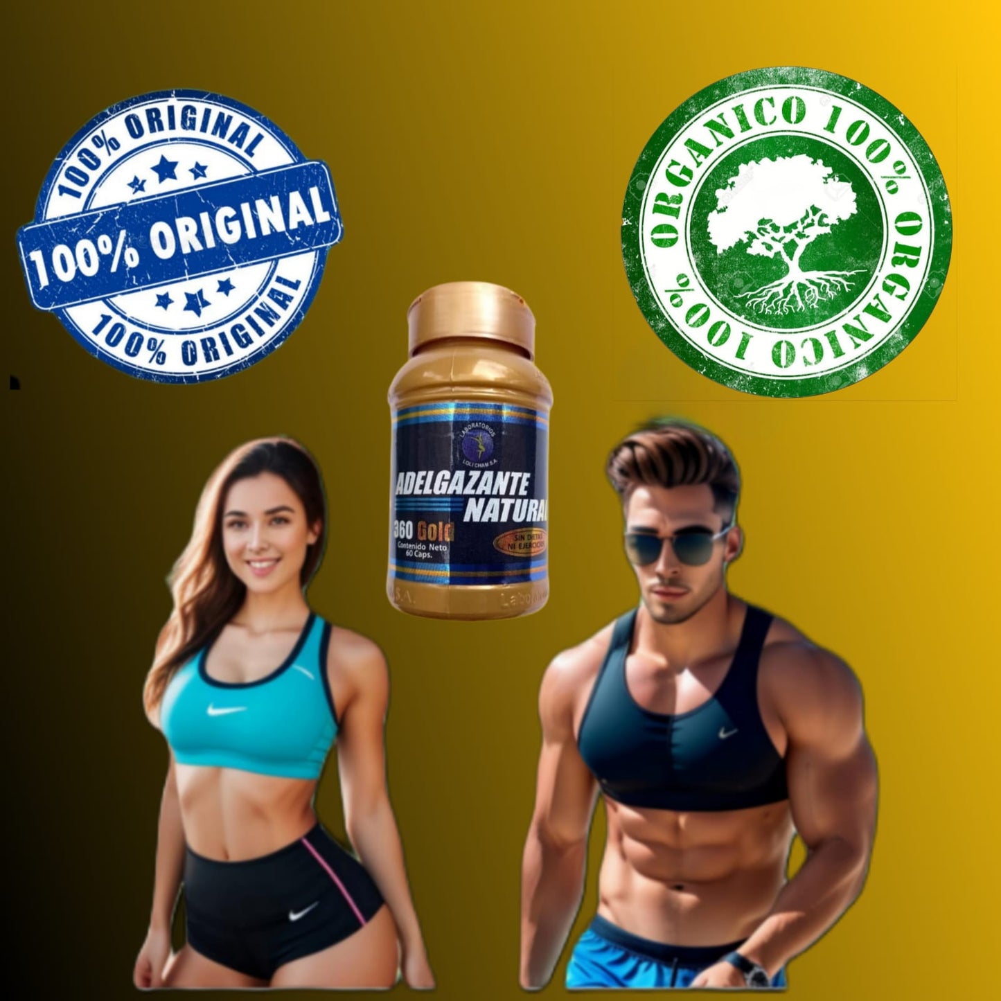 LIPOADELGAZANTE NATURAL LOLI-CHAM GOLD  ✨😍🍀🔥