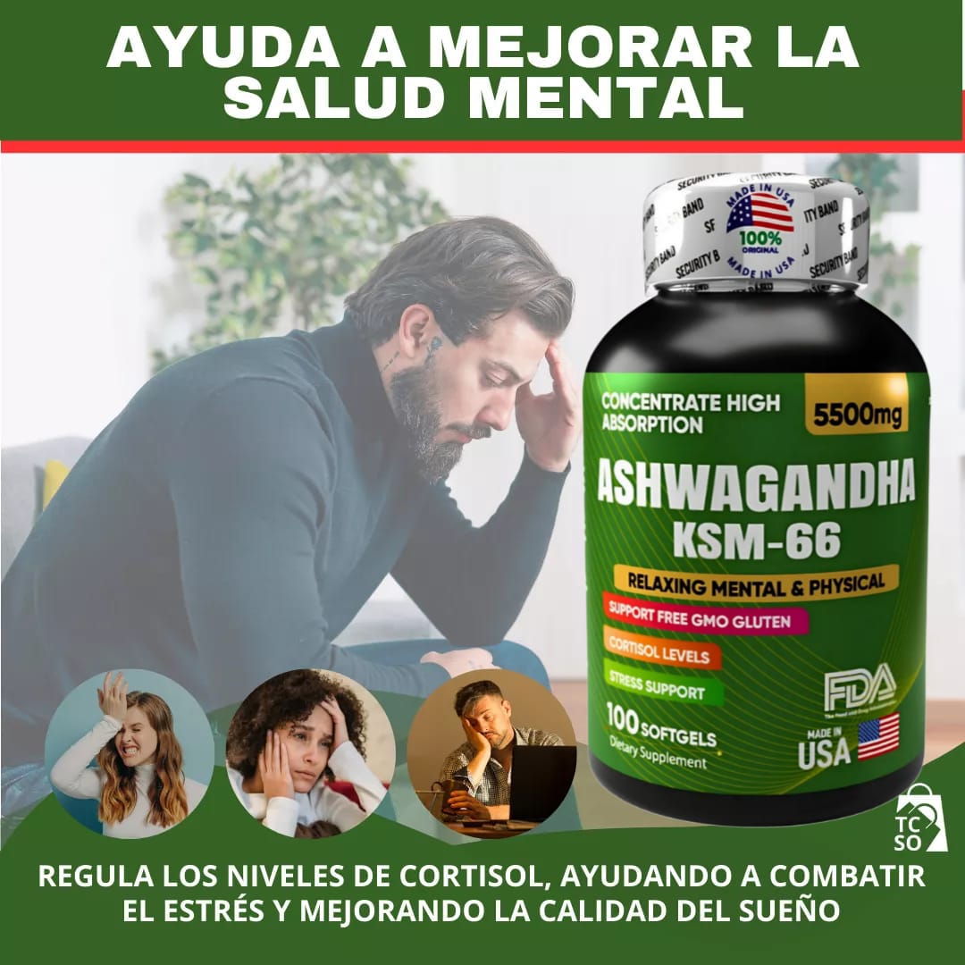 COMBO NAD RESVERATROL + ASHWAGANDHA (obsequio citrato de magnesio) 100% ORIGINAL🇺🇲 😍✨