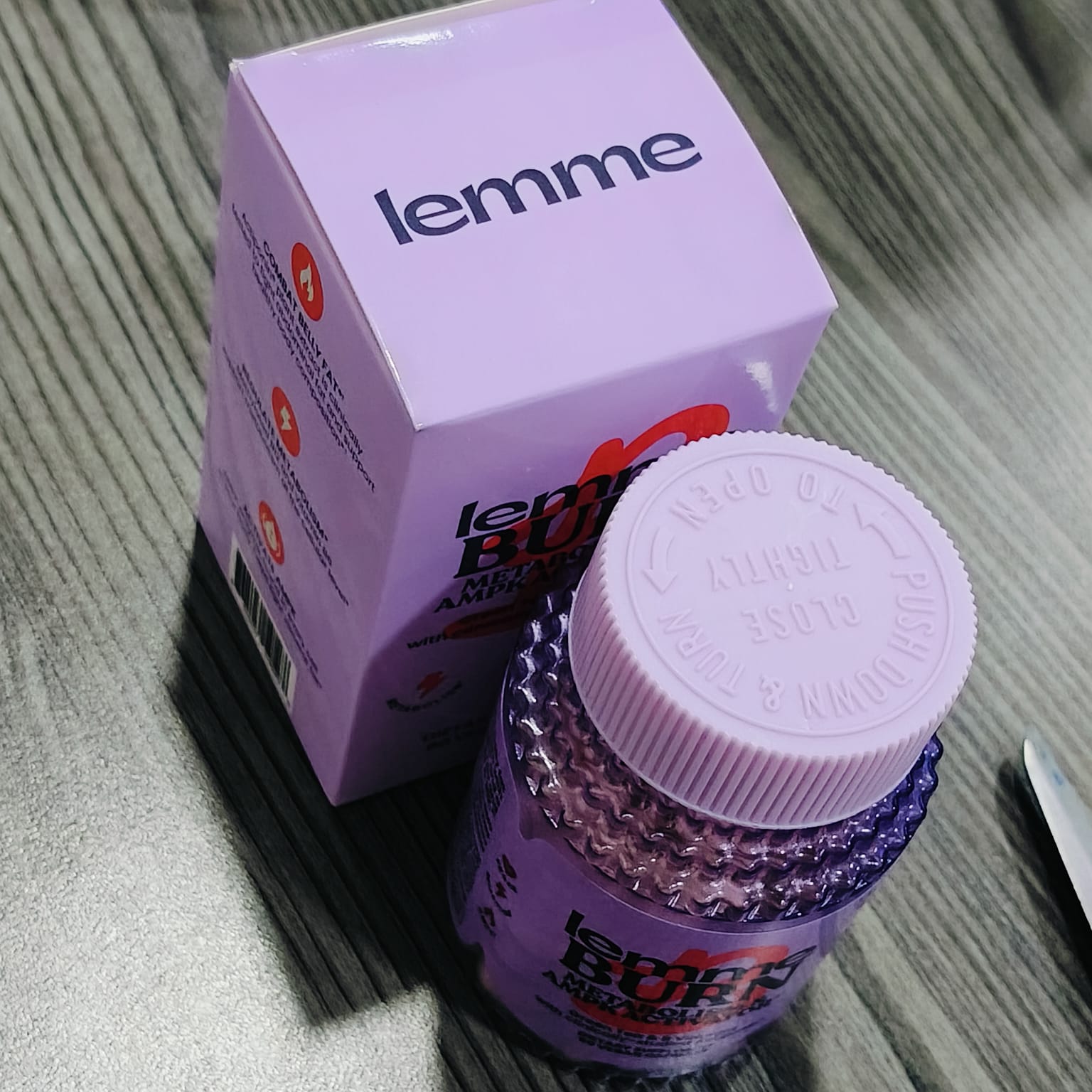 LEMME BURN Metabolism & AMPK Activator 🔥 Metabolismo Activo, Cuerpo en Control🔥 100% Original 🇺🇸 Directo de USA + Gel URO GRATIS 🎁